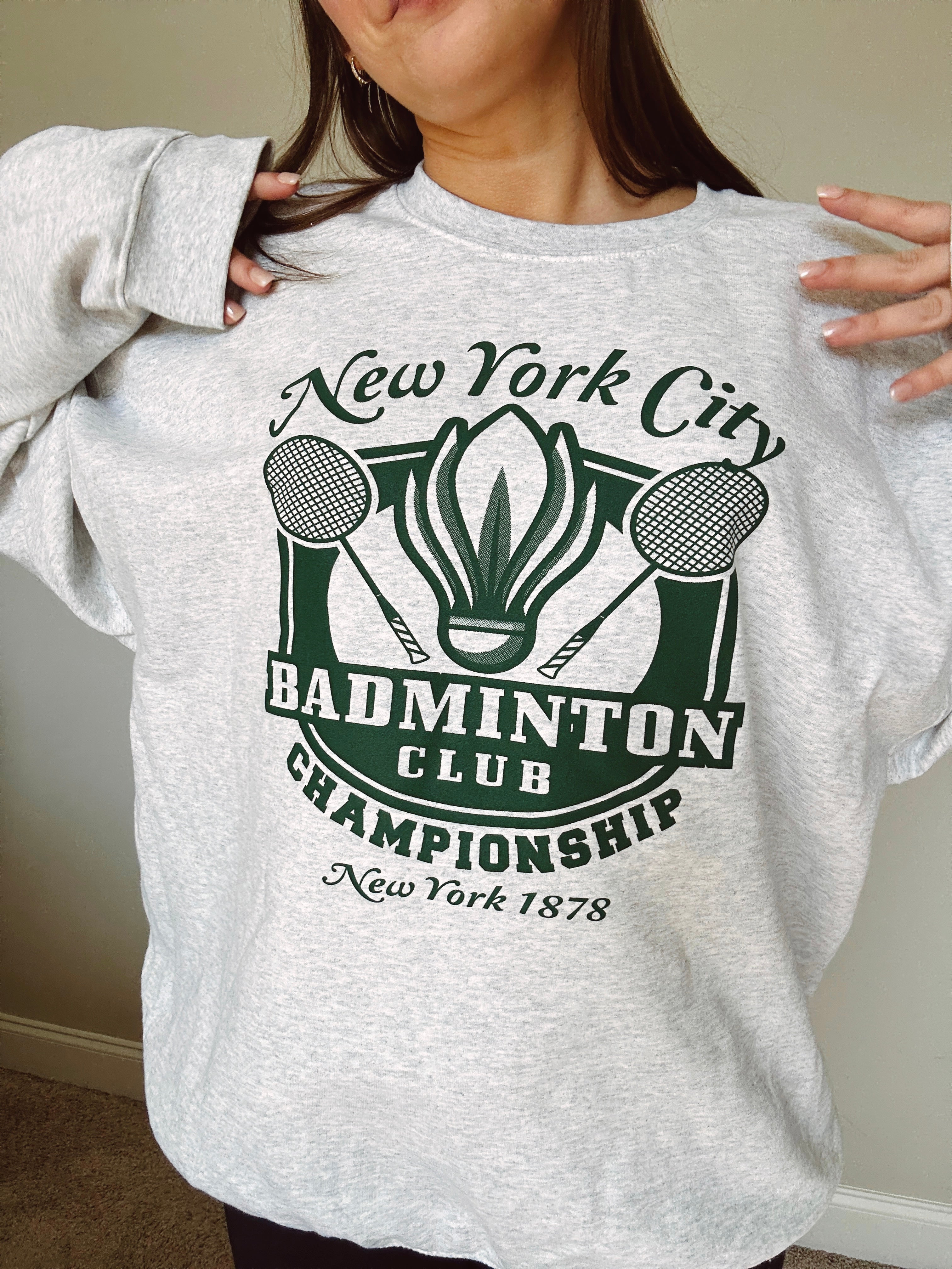 NYC Badminton Club Oversized Sweatshirt