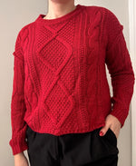 Load image into Gallery viewer, Adele Cable Knit Sweater
