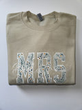 MRS Appliqué Embroidered Crewneck