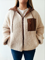 Load image into Gallery viewer, S&#39;mores Sherpa Jacket
